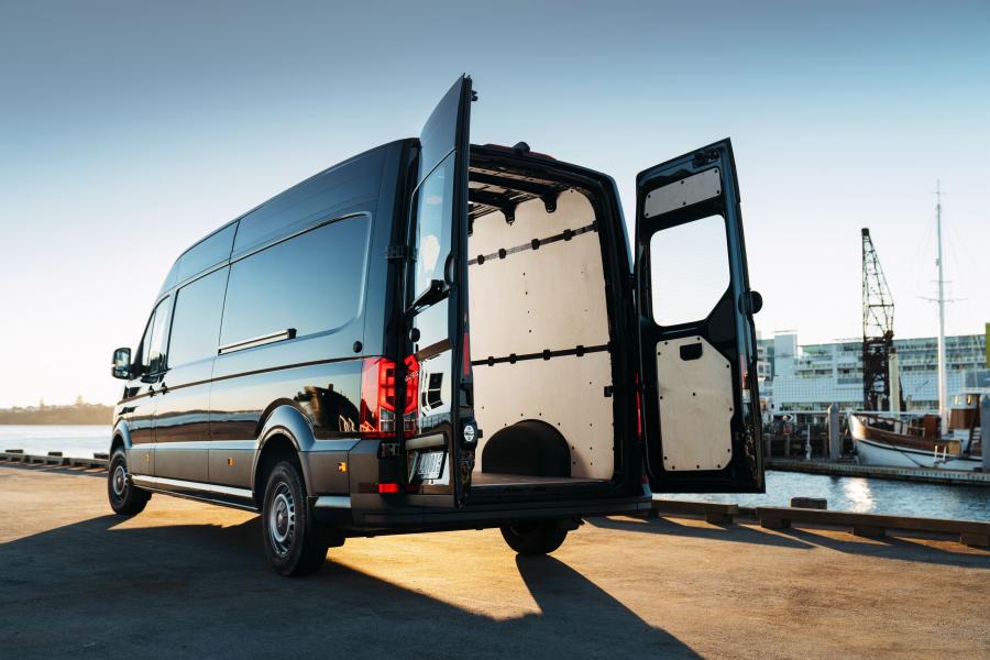 Багажник Volkswagen Crafter High Roof Van LWB 2018 года  (AU) (фото 9 из 28)